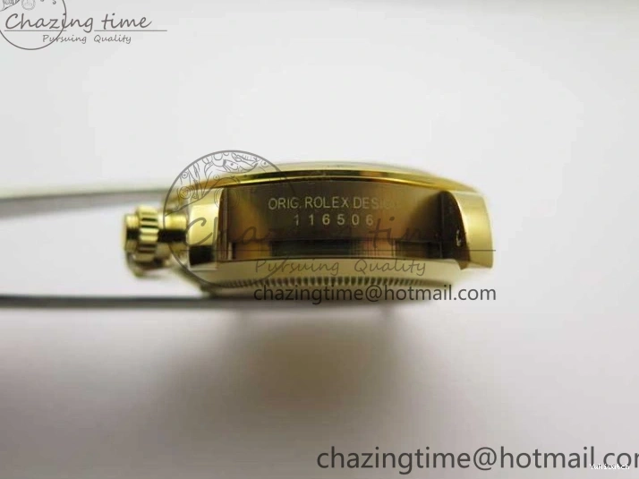 KKF Steel YG Dial Best 904L Edition 1:1 Green Bracelet YG Daytona on A7750 0410